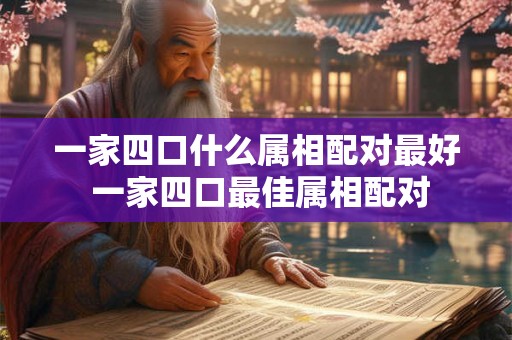一家四口什么属相配对最好 一家四口最佳属相配对