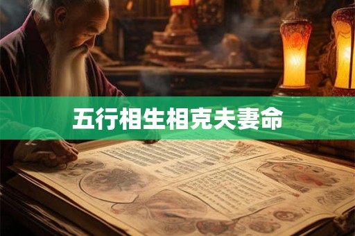 五行相生相克夫妻命 五行相生相克夫妻命