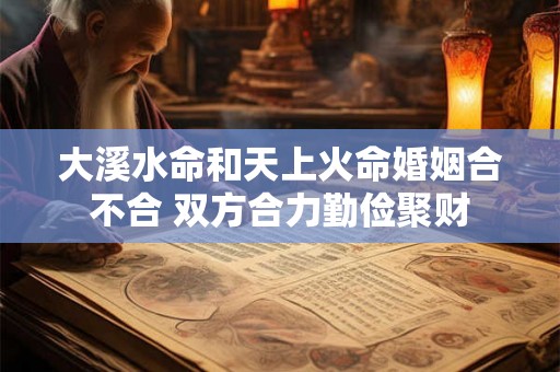 大溪水命和天上火命婚姻合不合 双方合力勤俭聚财