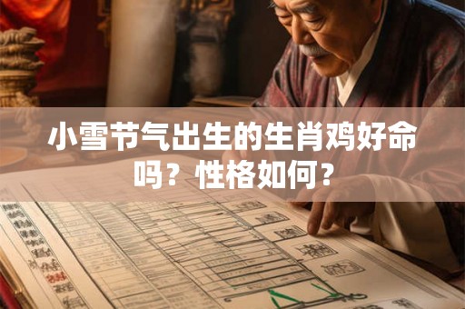 小雪节气出生的生肖鸡好命吗？性格如何？