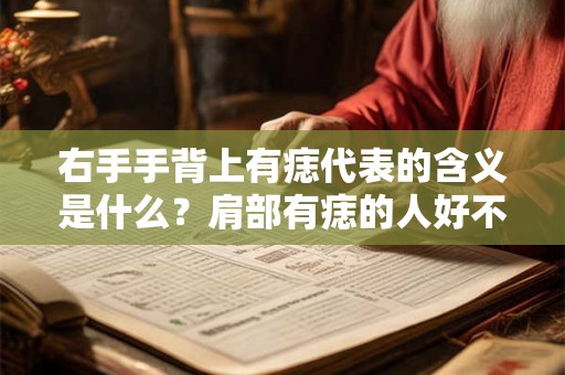 右手手背上有痣代表的含义是什么？肩部有痣的人好不好？