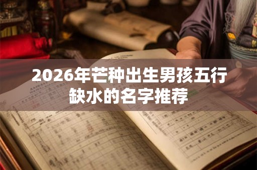 2026年芒种出生男孩五行缺水的名字推荐