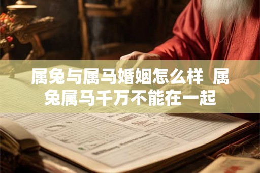属兔与属马婚姻怎么样 属兔属马千万不能在一起 属兔与属马婚姻怎么样 属兔属马千万不能在一起