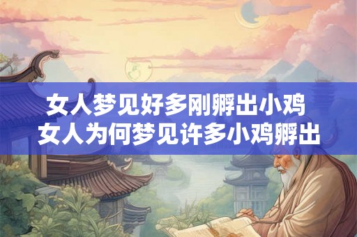 女人梦见好多刚孵出小鸡 女人为何梦见许多小鸡孵出