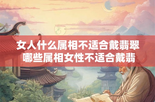 女人什么属相不适合戴翡翠 哪些属相女性不适合戴翡翠