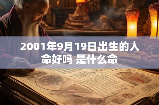 2001年9月19日出生的人命好吗 是什么命