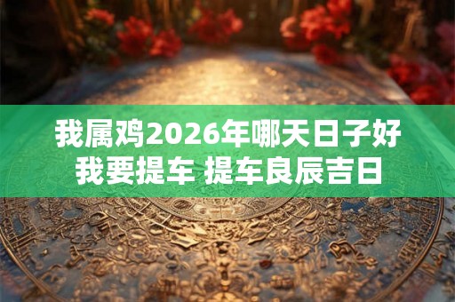 我属鸡2026年哪天日子好我要提车 提车良辰吉日
