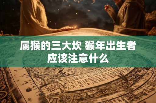 属猴的三大坎 猴年出生者应该注意什么