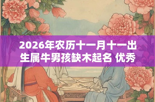 2026年农历十一月十一出生属牛男孩缺木起名 优秀不一般男孩名 2026年农历十一月十一出生属牛男孩缺木起名 优秀不一般男孩名