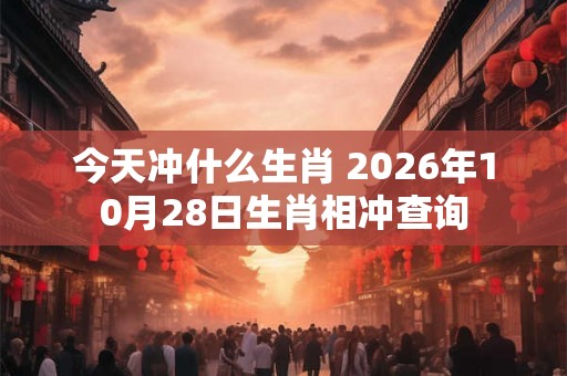 今天冲什么生肖 2026年10月28日生肖相冲查询 今天冲什么生肖 2026年10月28日生肖相冲查询