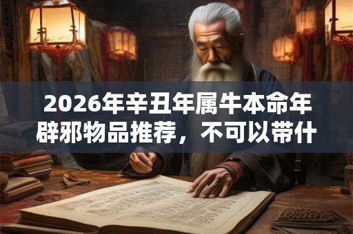 2026年辛丑年属牛本命年辟邪物品推荐，不可以带什么生肖饰品？