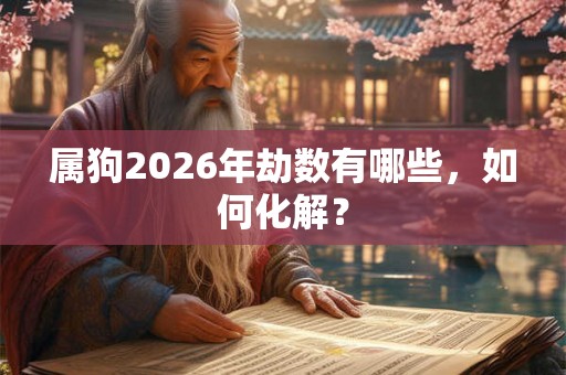 属狗2026年劫数有哪些，如何化解？
