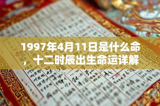 1997年4月11日是什么命,十二时辰出生命运详解 1997年4月11日是什么命,十二时辰出生命运详解