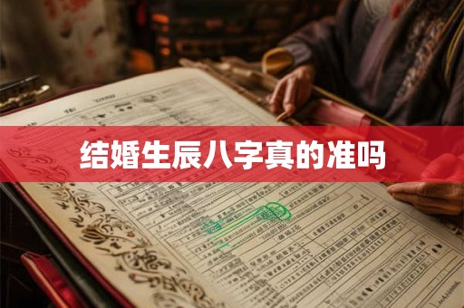 结婚生辰八字真的准吗 结婚生辰八字真的准吗