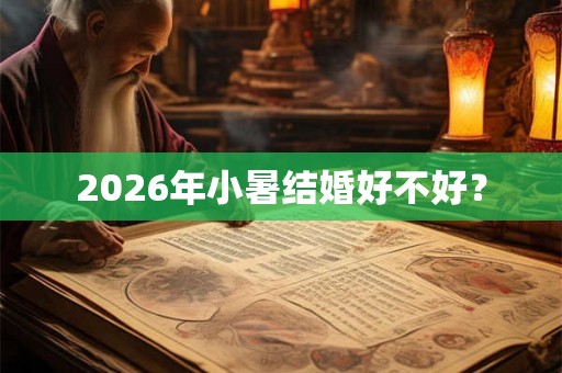 2026年小暑结婚好不好? 2026年小暑结婚好不好?