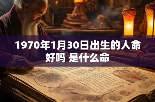 1970年1月30日出生的人命好吗 是什么命
