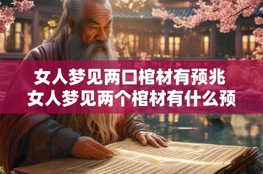 女人梦见两口棺材有预兆 女人梦见两个棺材有什么预兆