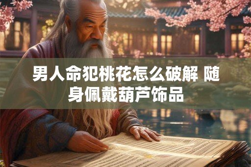 男人命犯桃花怎么破解 随身佩戴葫芦饰品