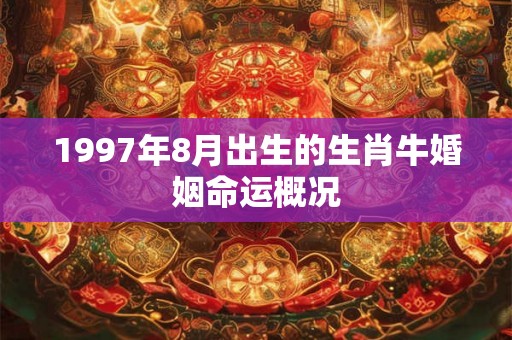 1997年8月出生的生肖牛婚姻命运概况 1997年8月出生的生肖牛婚姻命运概况