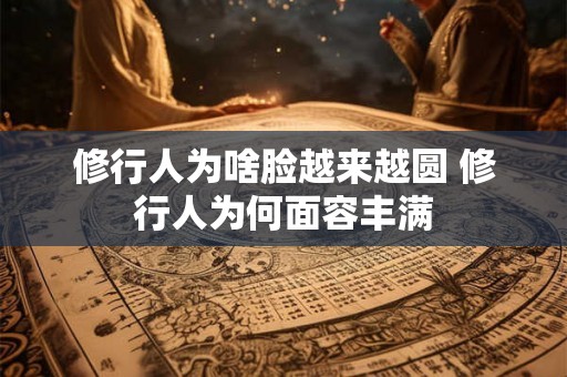 修行人为啥脸越来越圆 修行人为何面容丰满