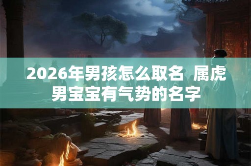 2026年男孩怎么取名  属虎男宝宝有气势的名字