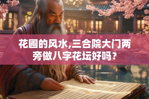 花圃的风水,三合院大门两旁做八字花坛好吗? 花圃的风水,三合院大门两旁做八字花坛好吗?
