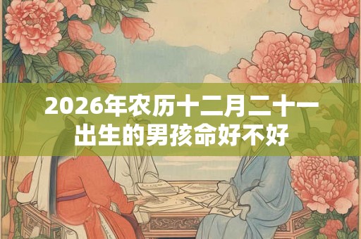 2026年农历十二月二十一出生的男孩命好不好 2026年农历十二月二十一出生的男孩命好不好