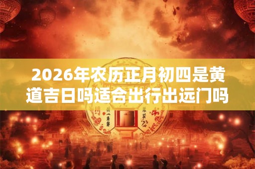 2026年农历正月初四是黄道吉日吗适合出行出远门吗? 2026年农历正月初四是黄道吉日吗适合出行出远门吗?