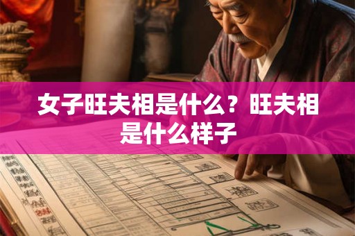 女子旺夫相是什么？旺夫相是什么样子