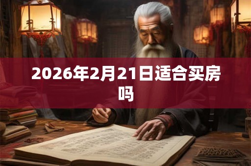 2026年2月21日适合买房吗
