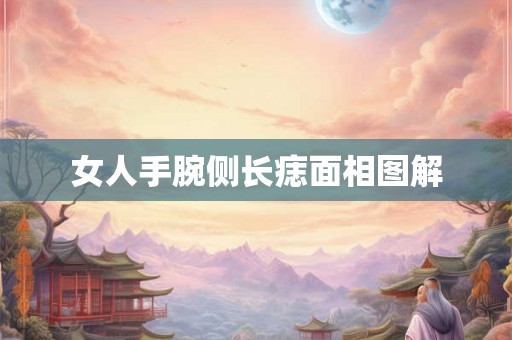 女人手腕侧长痣面相图解