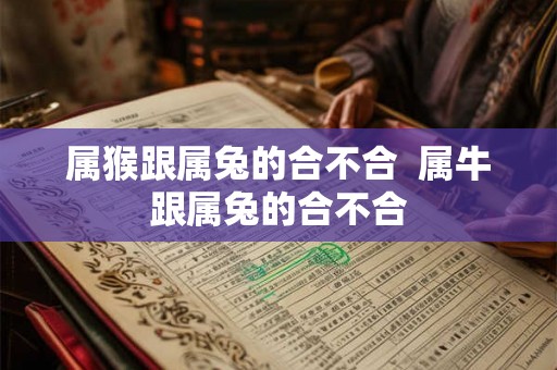 属猴跟属兔的合不合  属牛跟属兔的合不合
