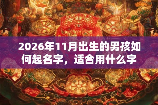 2026年11月出生的男孩如何起名字,适合用什么字 2026年11月出生的男孩如何起名字,适合用什么字