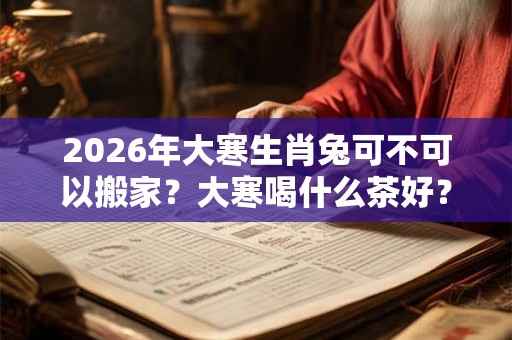 2026年大寒生肖兔可不可以搬家?大寒喝什么茶好? 2026年大寒生肖兔可不可以搬家?大寒喝什么茶好?