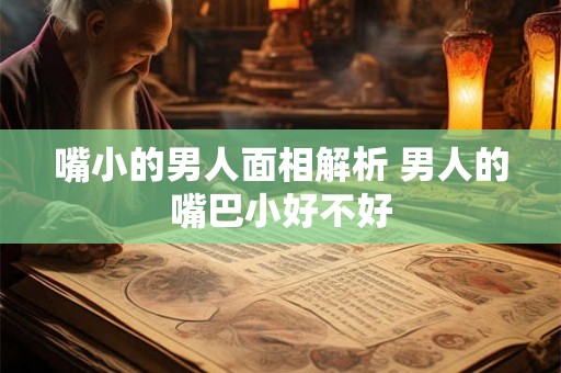 嘴小的男人面相解析 男人的嘴巴小好不好 嘴小的男人面相解析 男人的嘴巴小好不好