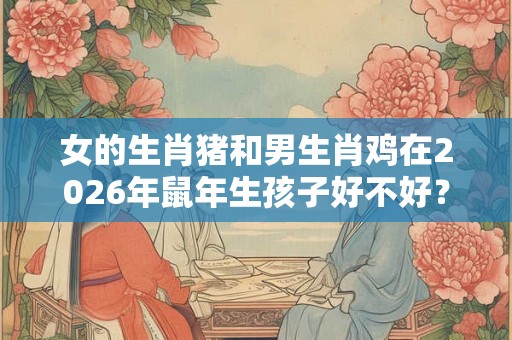 女的生肖猪和男生肖鸡在2026年鼠年生孩子好不好？