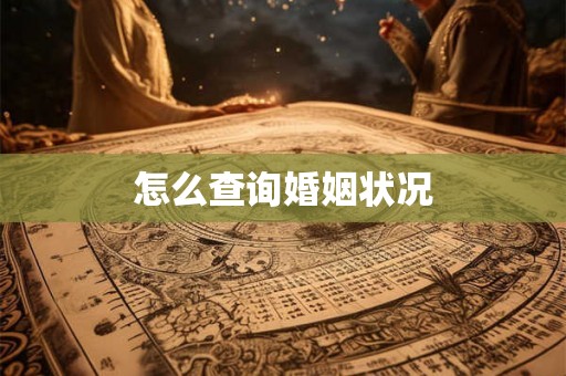 怎么查询婚姻状况