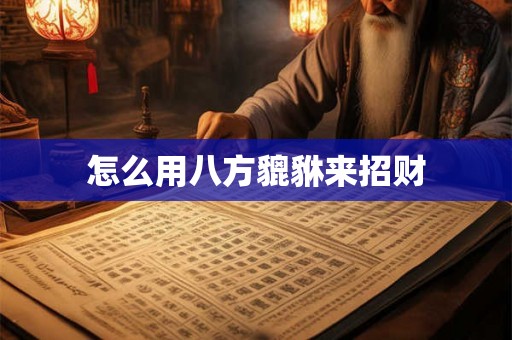 怎么用八方貔貅来招财 怎么用八方貔貅来招财