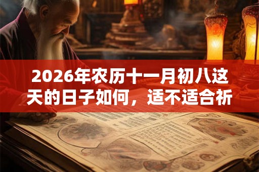2026年农历十一月初八这天的日子如何，适不适合祈福求财？