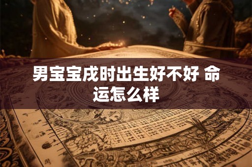 男宝宝戌时出生好不好 命运怎么样