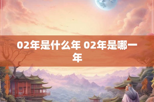 02年是什么年 02年是哪一年 02年是什么年 02年是哪一年
