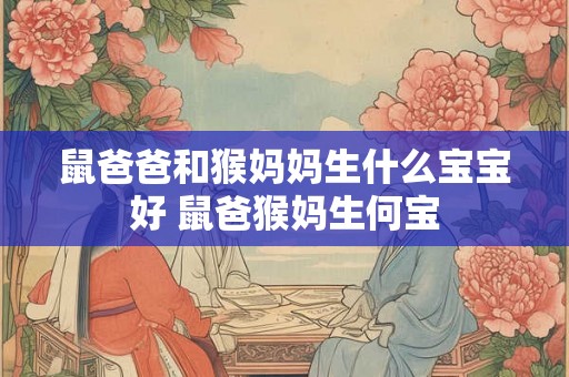鼠爸爸和猴妈妈生什么宝宝好 鼠爸猴妈生何宝 鼠爸爸和猴妈妈生什么宝宝好 鼠爸猴妈生何宝