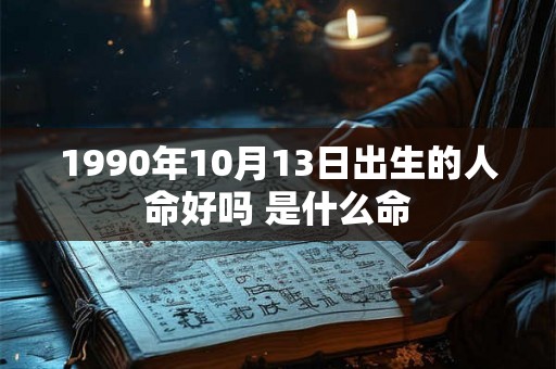 1990年10月13日出生的人命好吗 是什么命