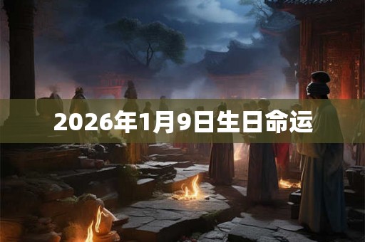 2026年1月9日生日命运