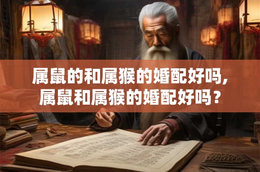 属鼠的和属猴的婚配好吗,属鼠和属猴的婚配好吗？
