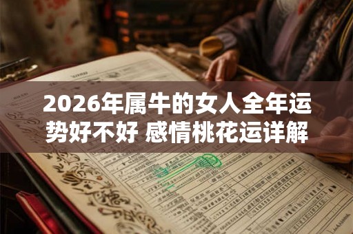 2026年属牛的女人全年运势好不好 感情桃花运详解