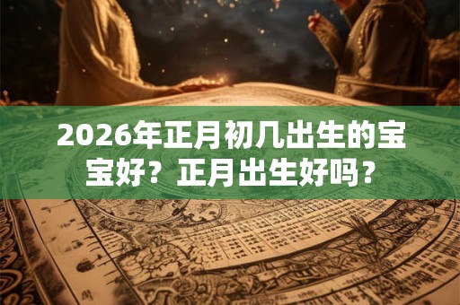 2026年正月初几出生的宝宝好？正月出生好吗？