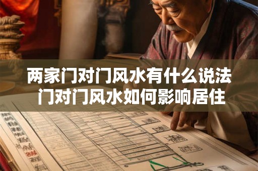两家门对门风水有什么说法 门对门风水如何影响居住者