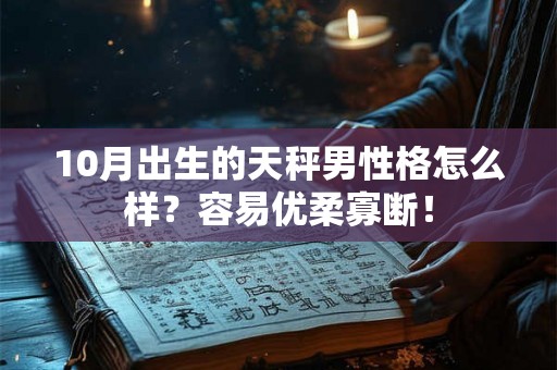 10月出生的天秤男性格怎么样？容易优柔寡断！