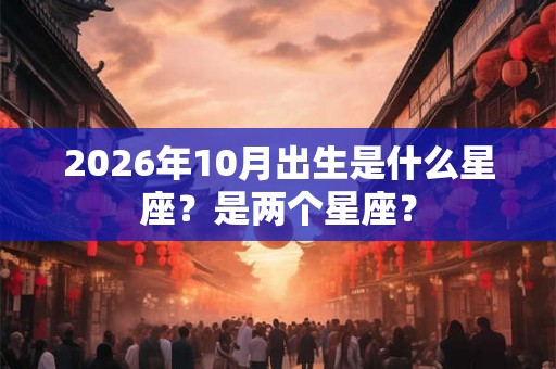 2026年10月出生是什么星座?是两个星座? 2026年10月出生是什么星座?是两个星座?